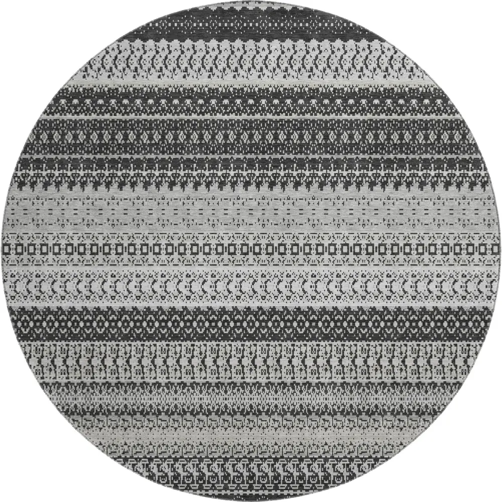 Mayfield AMF576 Black 8' x 8' Rug