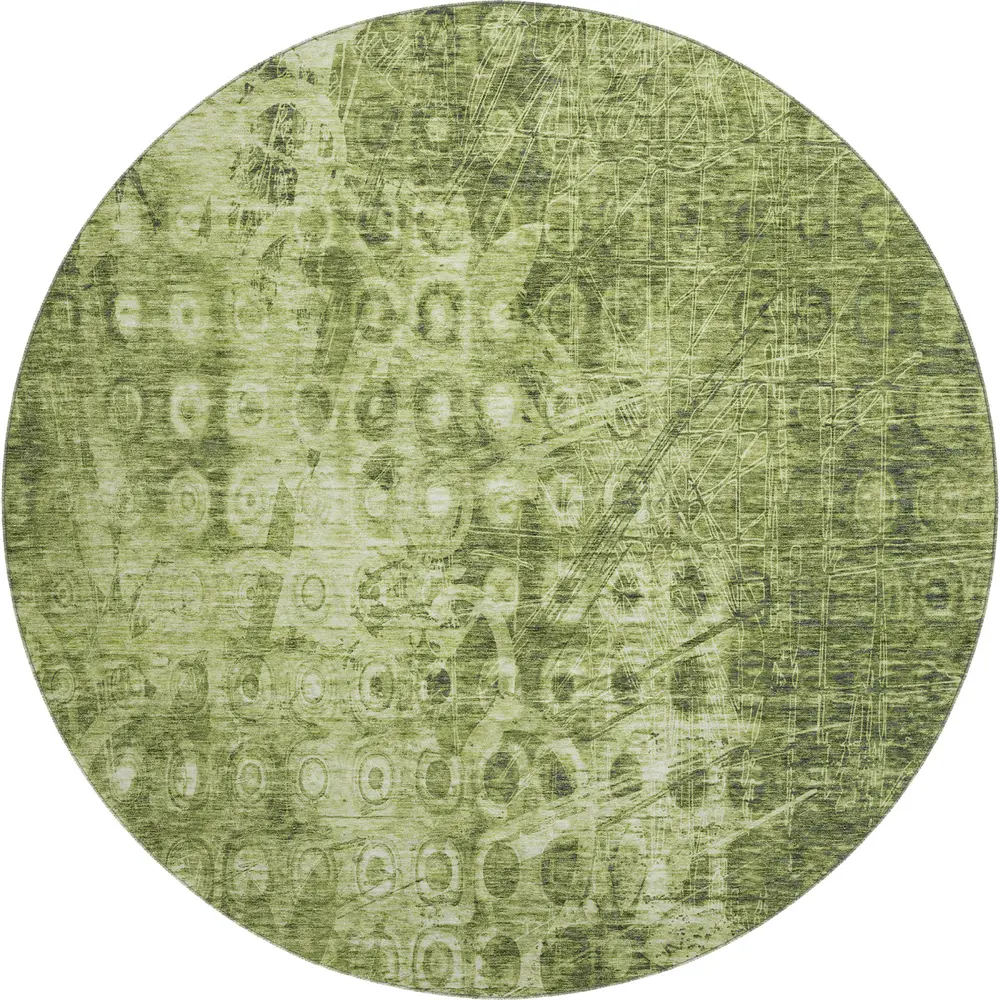 Mayfield AMF577 Olive 8' x 8' Rug