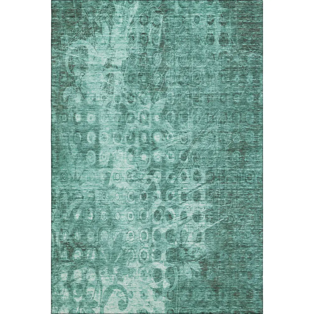 Mayfield AMF577 Teal 9' x 12' Rug
