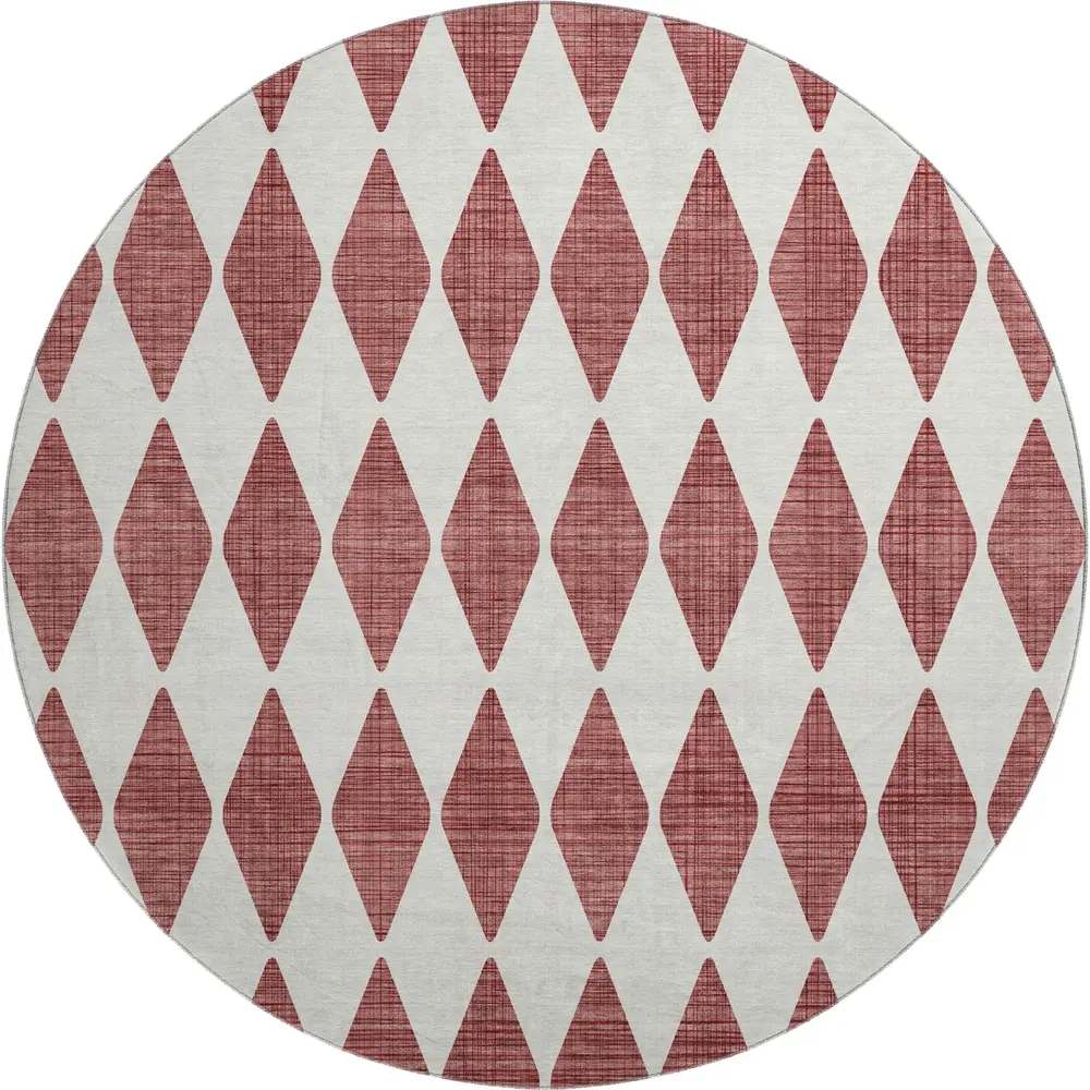 Mayfield AMF578 Burgundy 8' x 8' Rug