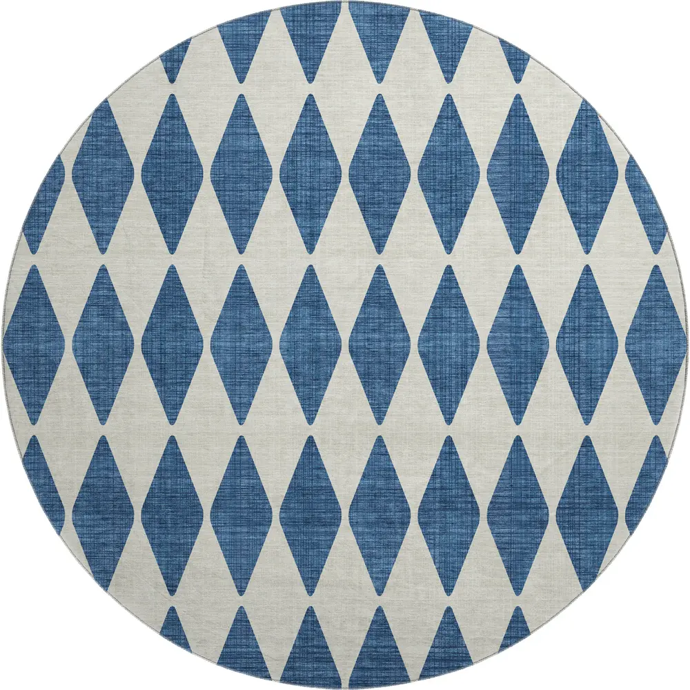 Mayfield AMF578 Navy 8' x 8' Rug