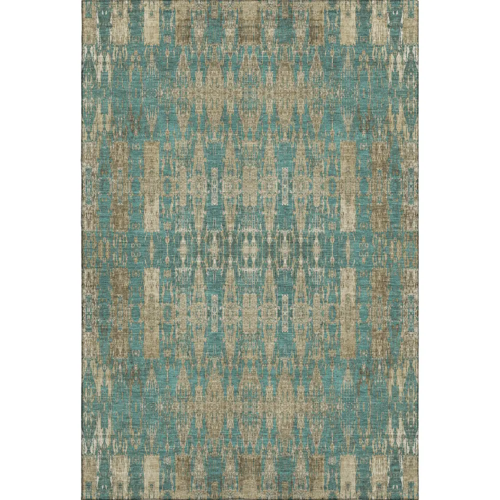Mayfield AMF580 Teal 10' x 14' Rug