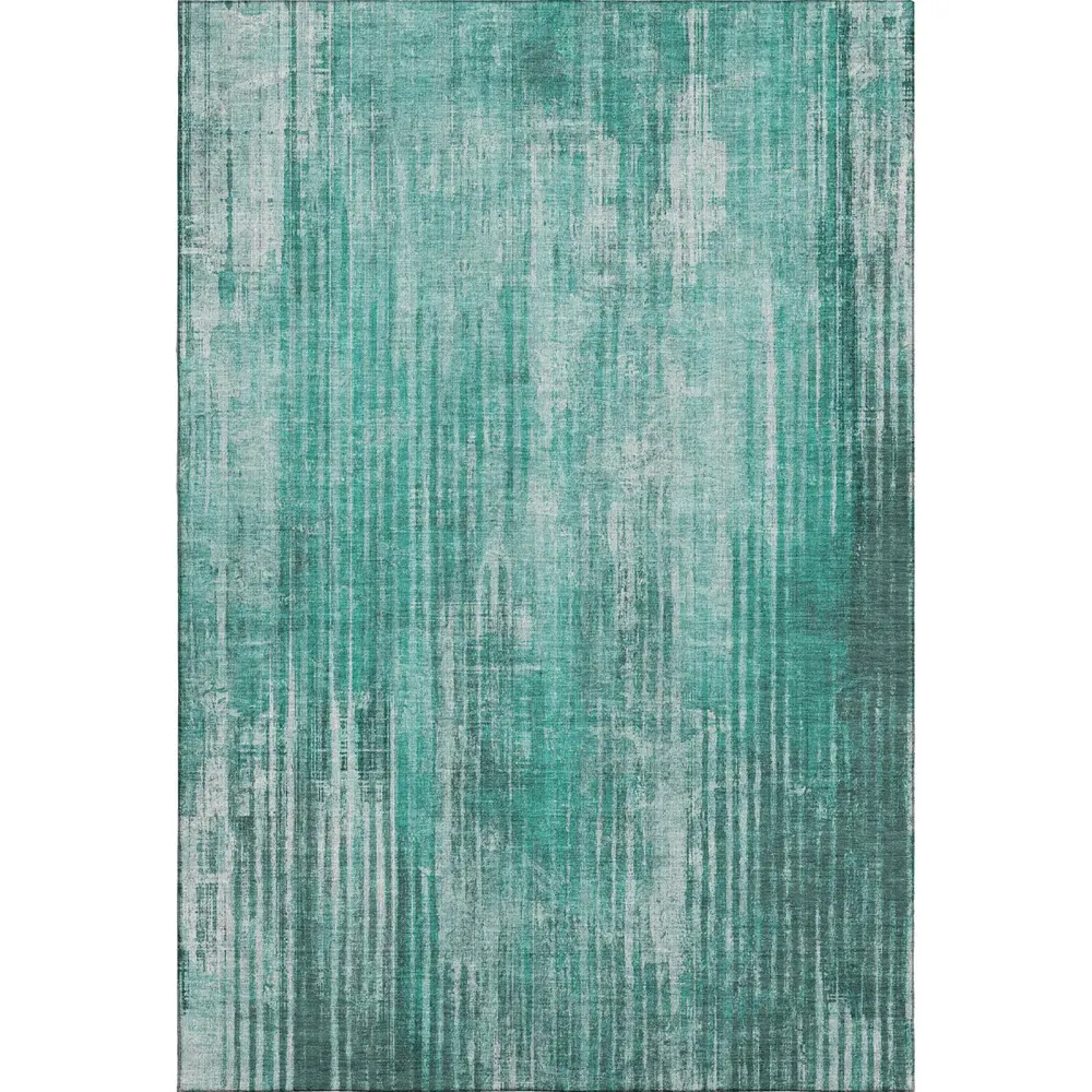 Mayfield AMF582 Teal 3' x 5' Rug