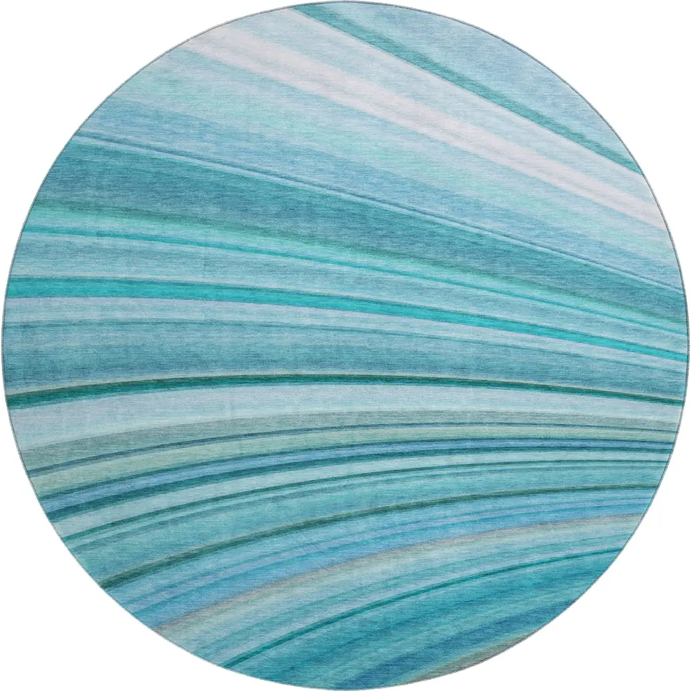 Mayfield AMF585 Teal 8' x 8' Rug