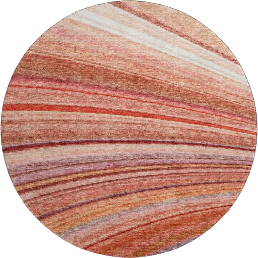 Mayfield AMF585 Terracotta 8' x 8' Rug