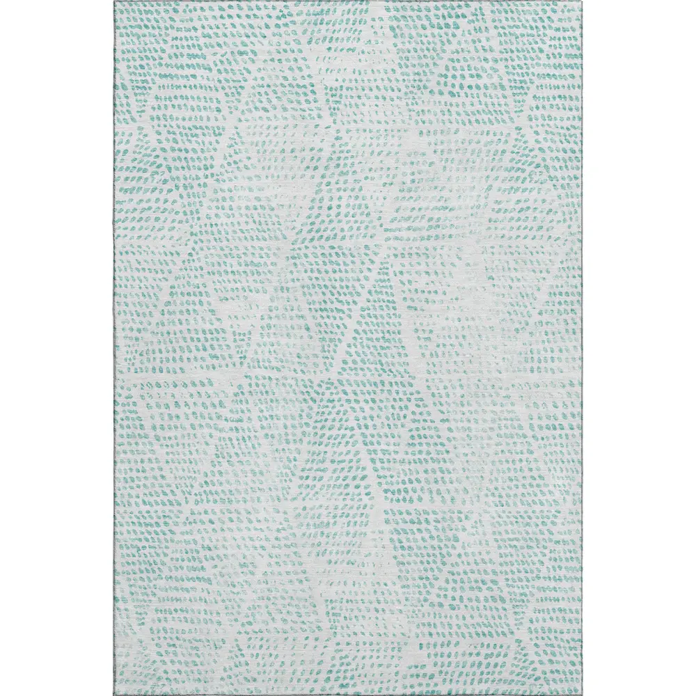 Mayfield AMF591 Aqua 3' x 5' Rug