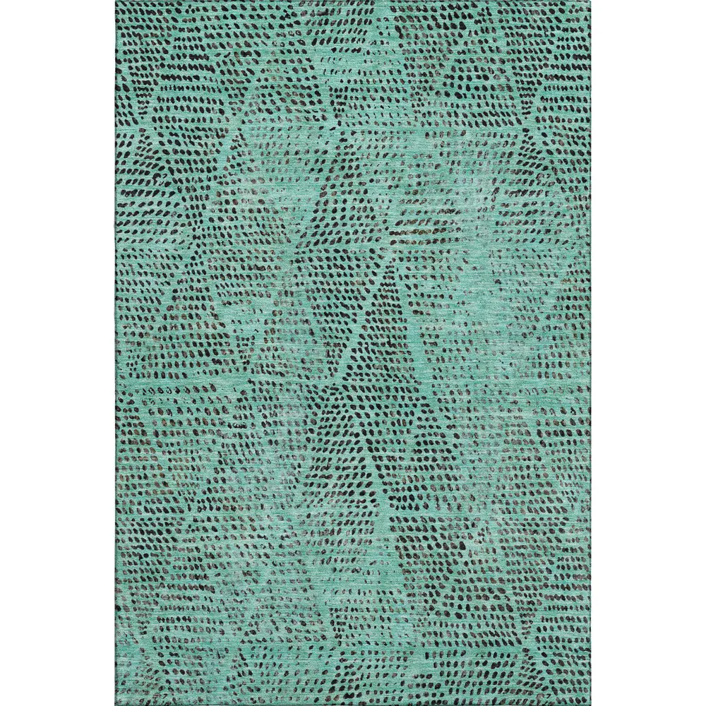 Mayfield AMF591 Teal 3' x 5' Rug