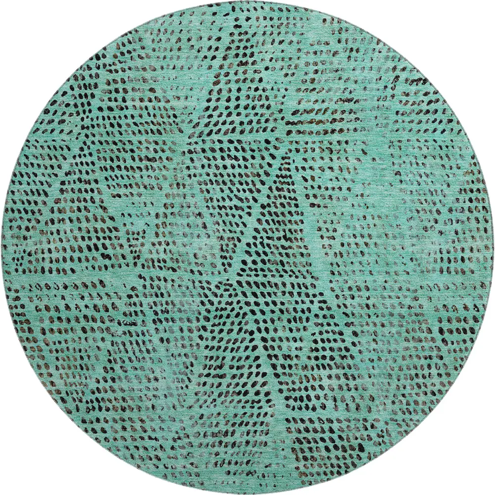 Mayfield AMF591 Teal 8' x 8' Rug