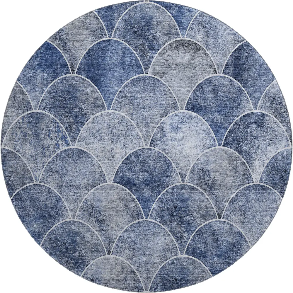 Mayfield AMF594 Blue 8' x 8' Rug