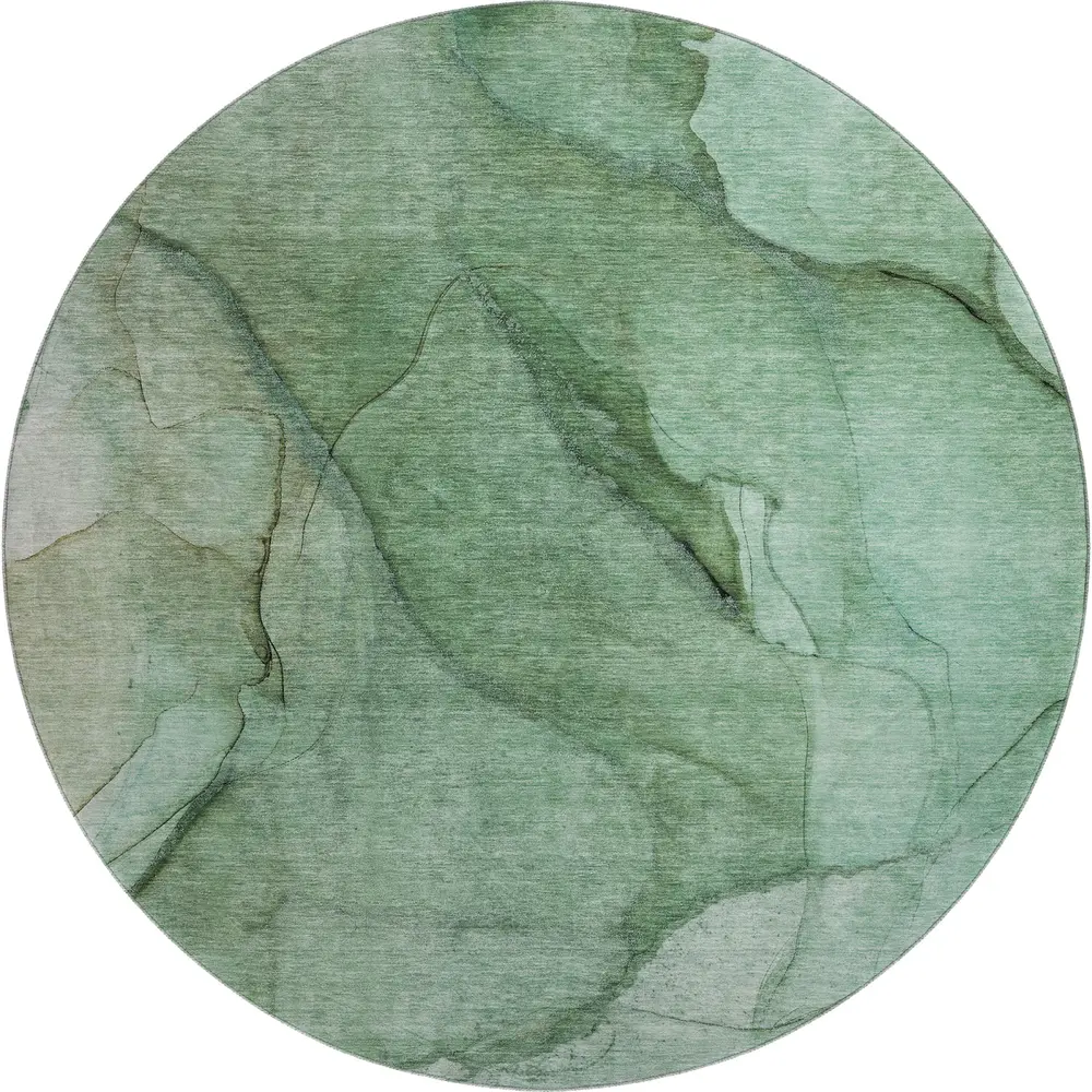 Mayfield AMF607 Green 8' x 8' Rug