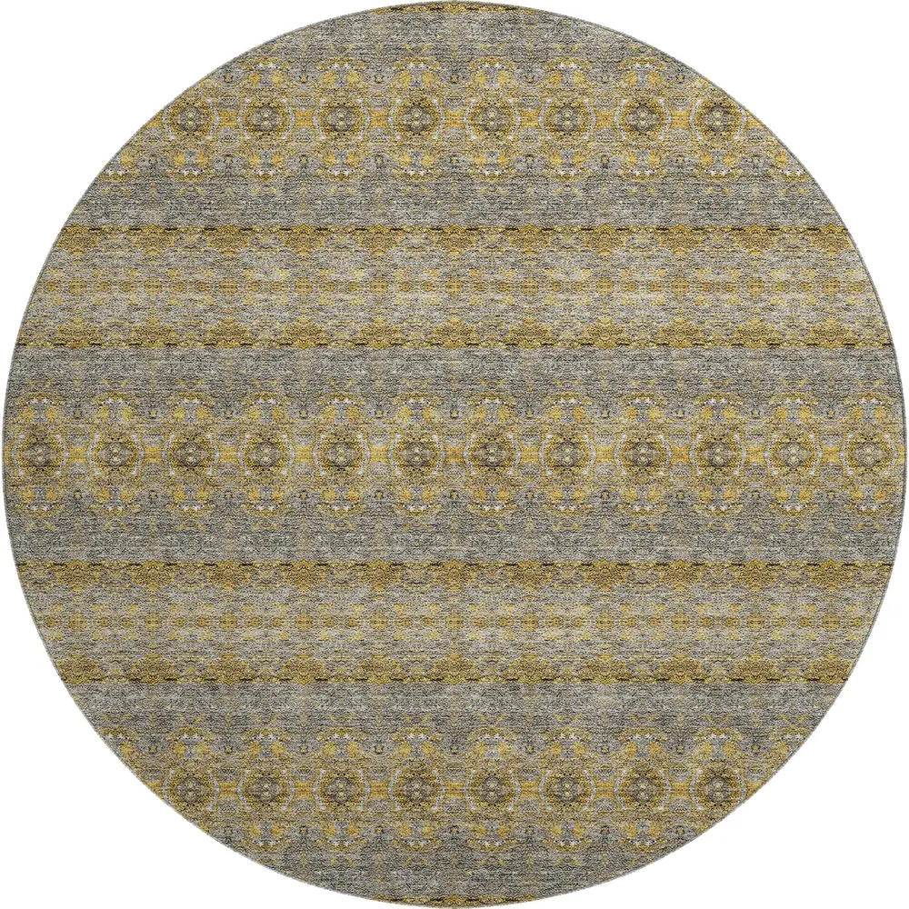Mayfield AMF615 Gold 8' x 8' Rug