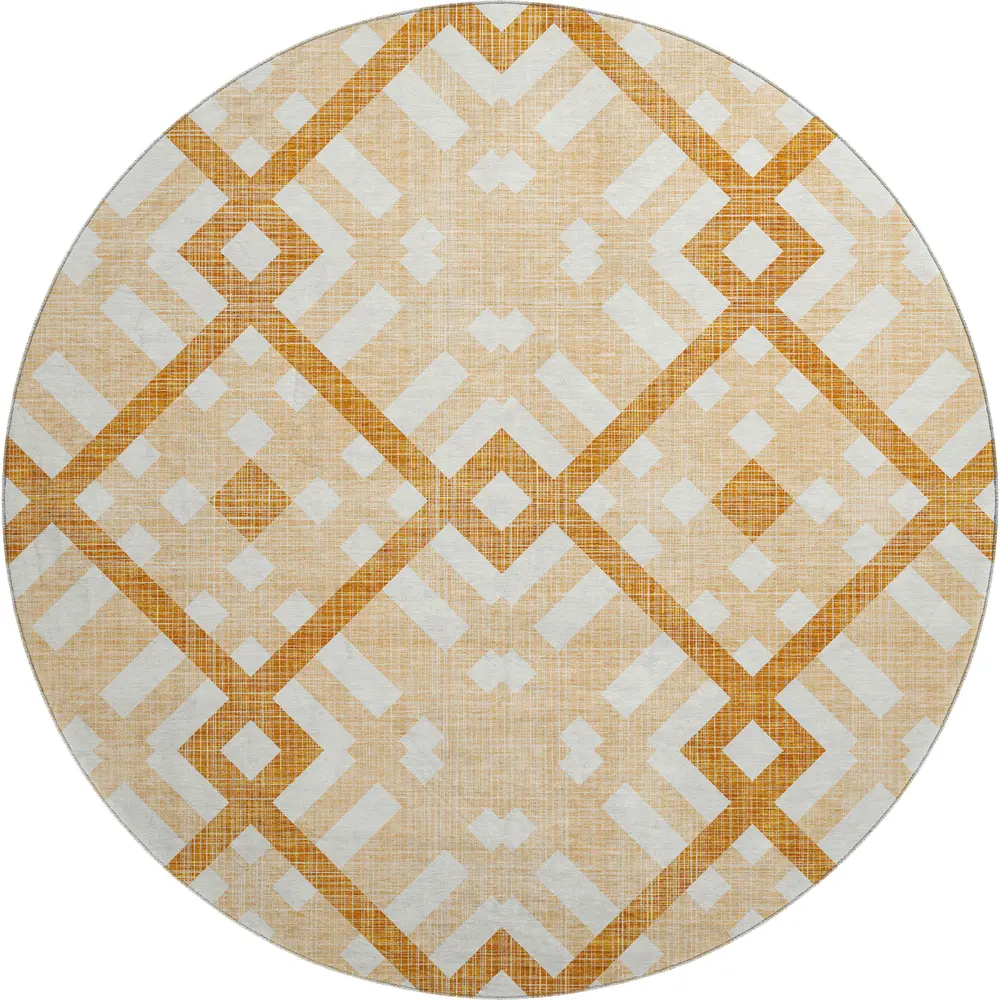 Mayfield AMF616 Peach 8' x 8' Rug