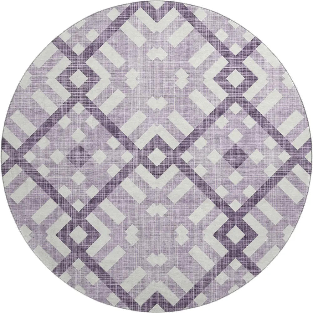 Mayfield AMF616 Purple 8' x 8' Rug