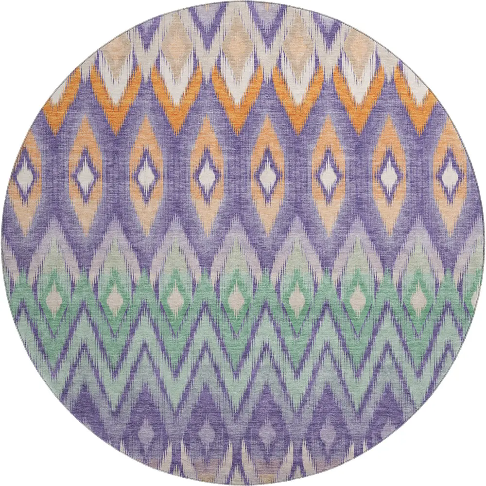 Mayfield AMF617 Purple 8' x 8' Rug