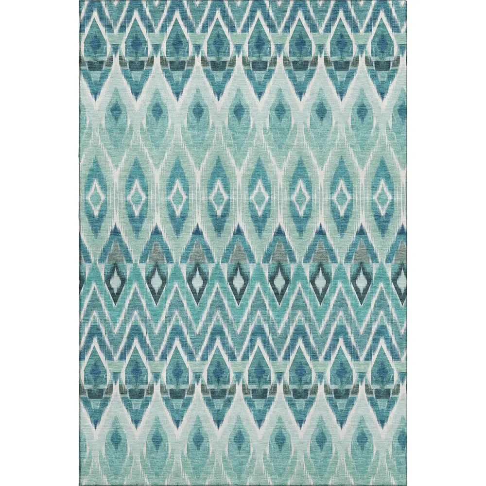 Mayfield AMF617 Teal 10' x 14' Rug