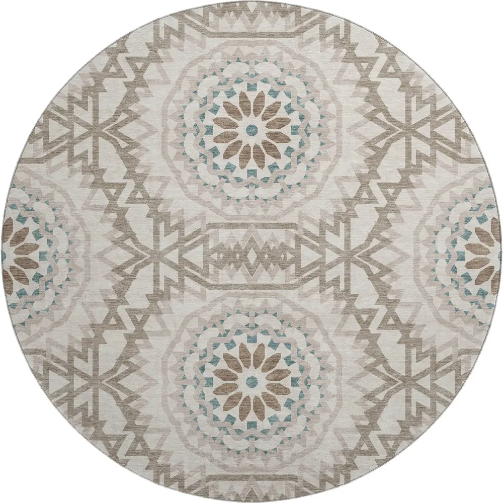 Mayfield AMF619 Beige 8' x 8' Rug