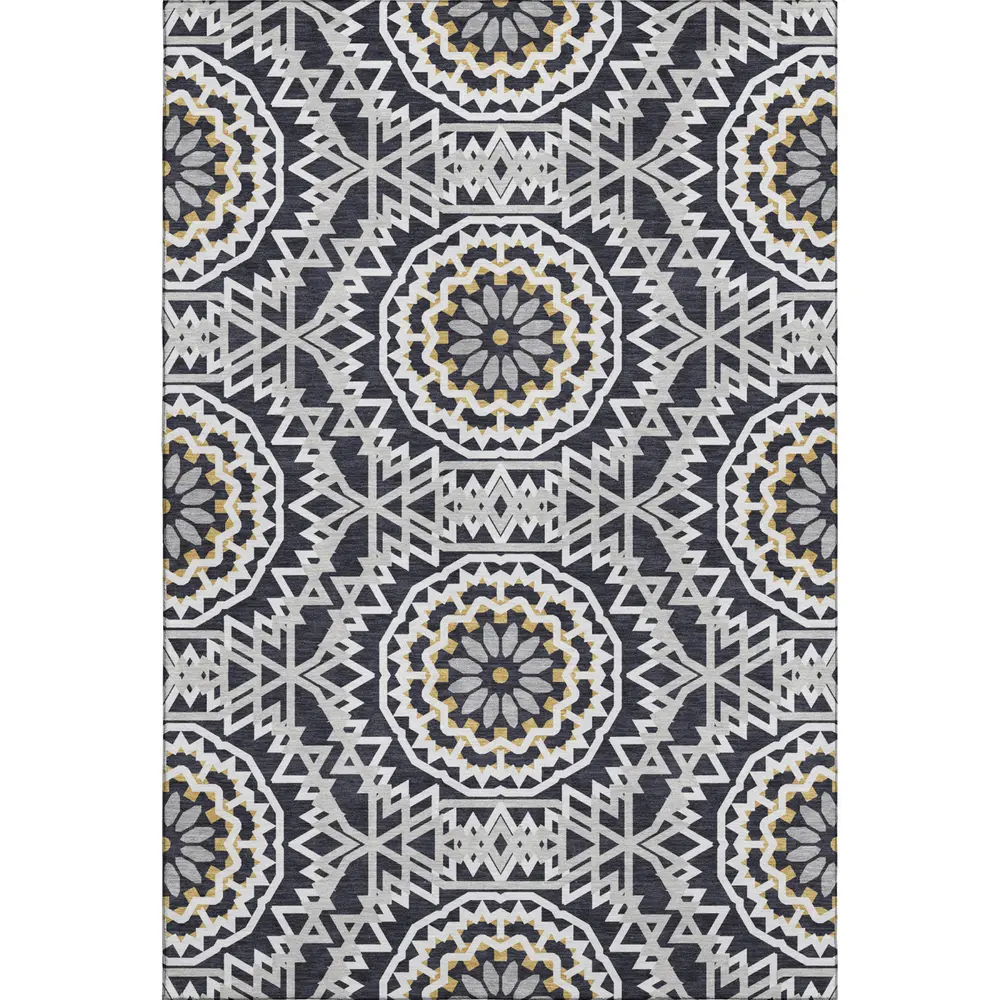 Mayfield AMF619 Black 3' x 5' Rug