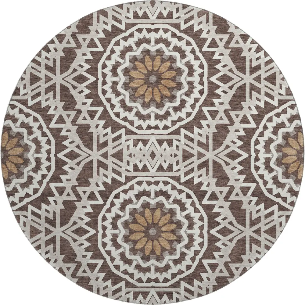 Mayfield AMF619 Chocolate 8' x 8' Rug