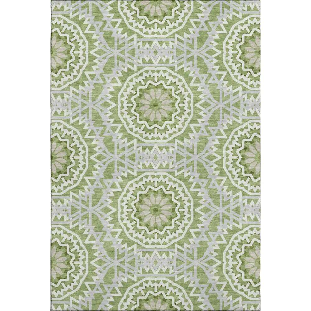Mayfield AMF619 Green 3' x 5' Rug