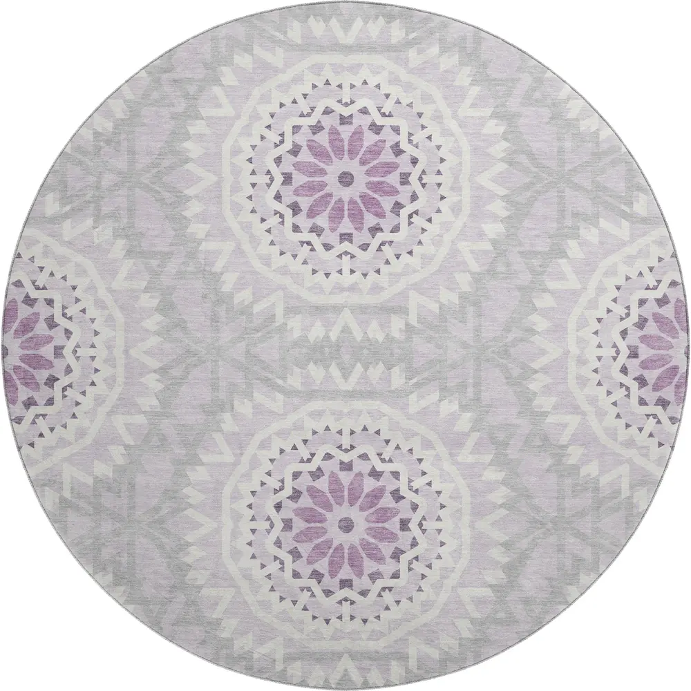 Mayfield AMF619 Lilac 8' x 8' Rug