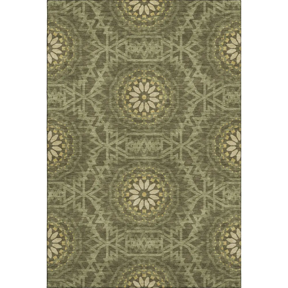 Mayfield AMF619 Olive 9' x 12' Rug