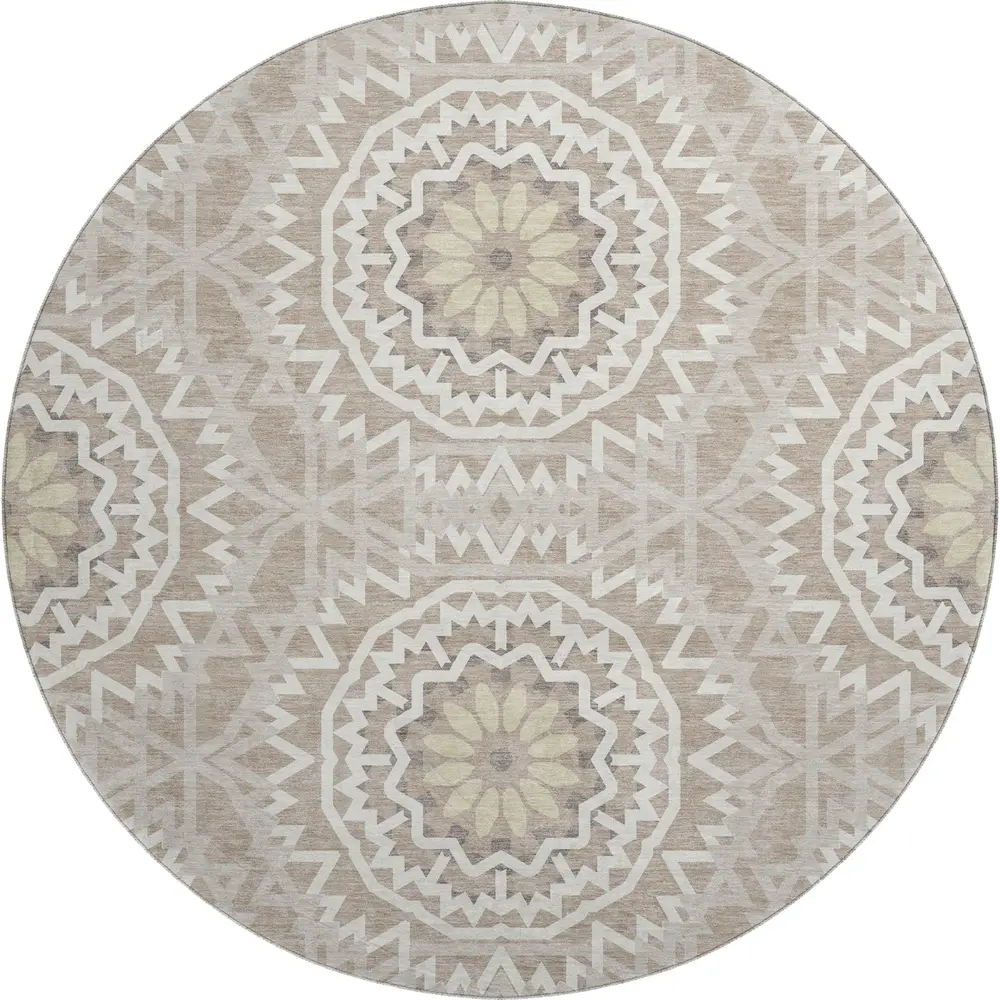 Mayfield AMF619 Taupe 8' x 8' Rug