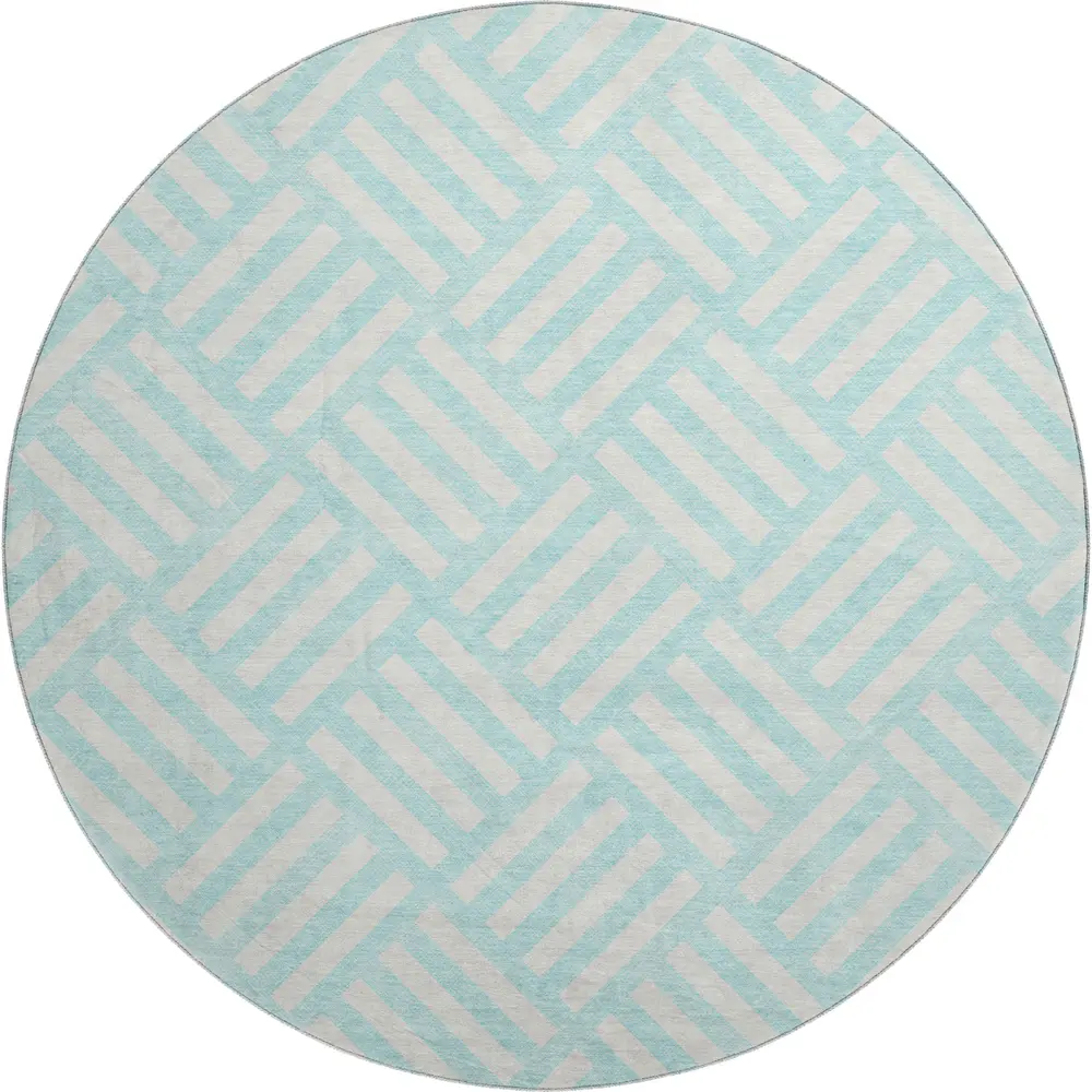 Mayfield AMF620 Aqua 8' x 8' Rug