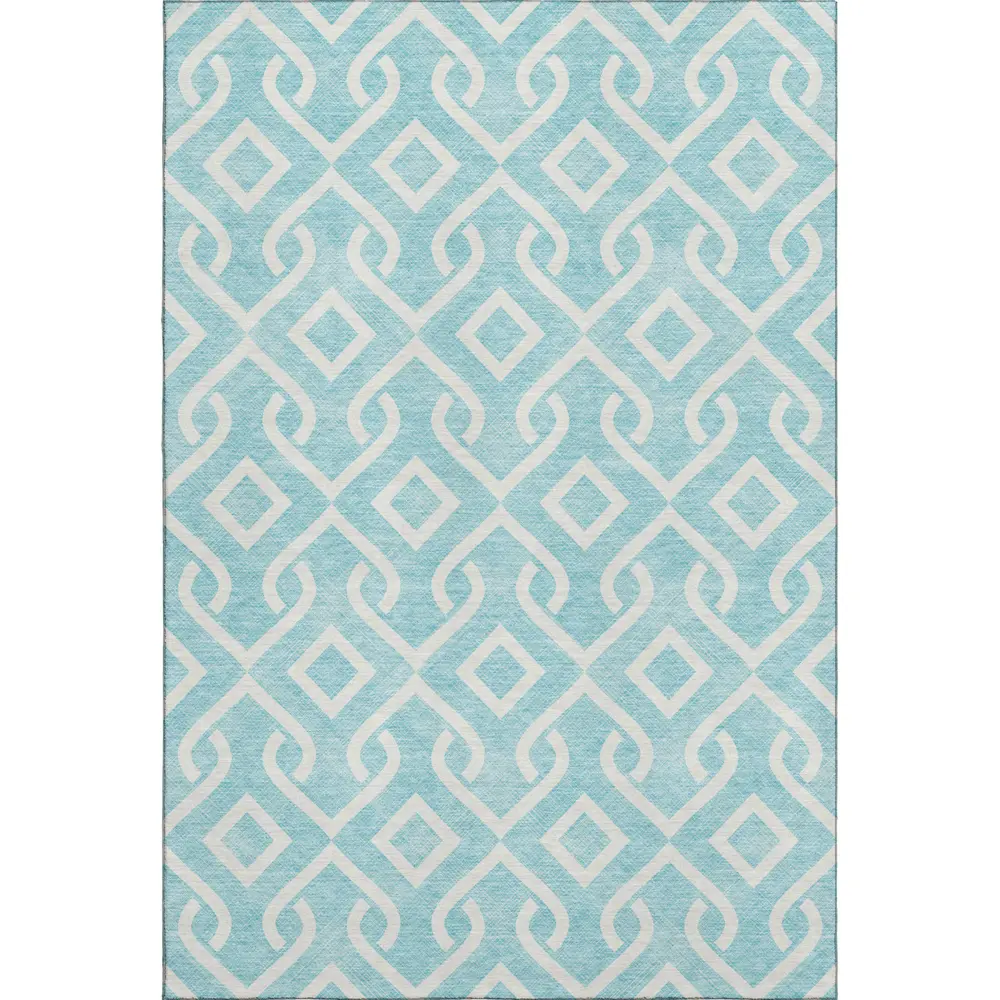 Mayfield AMF621 Aqua 3' x 5' Rug