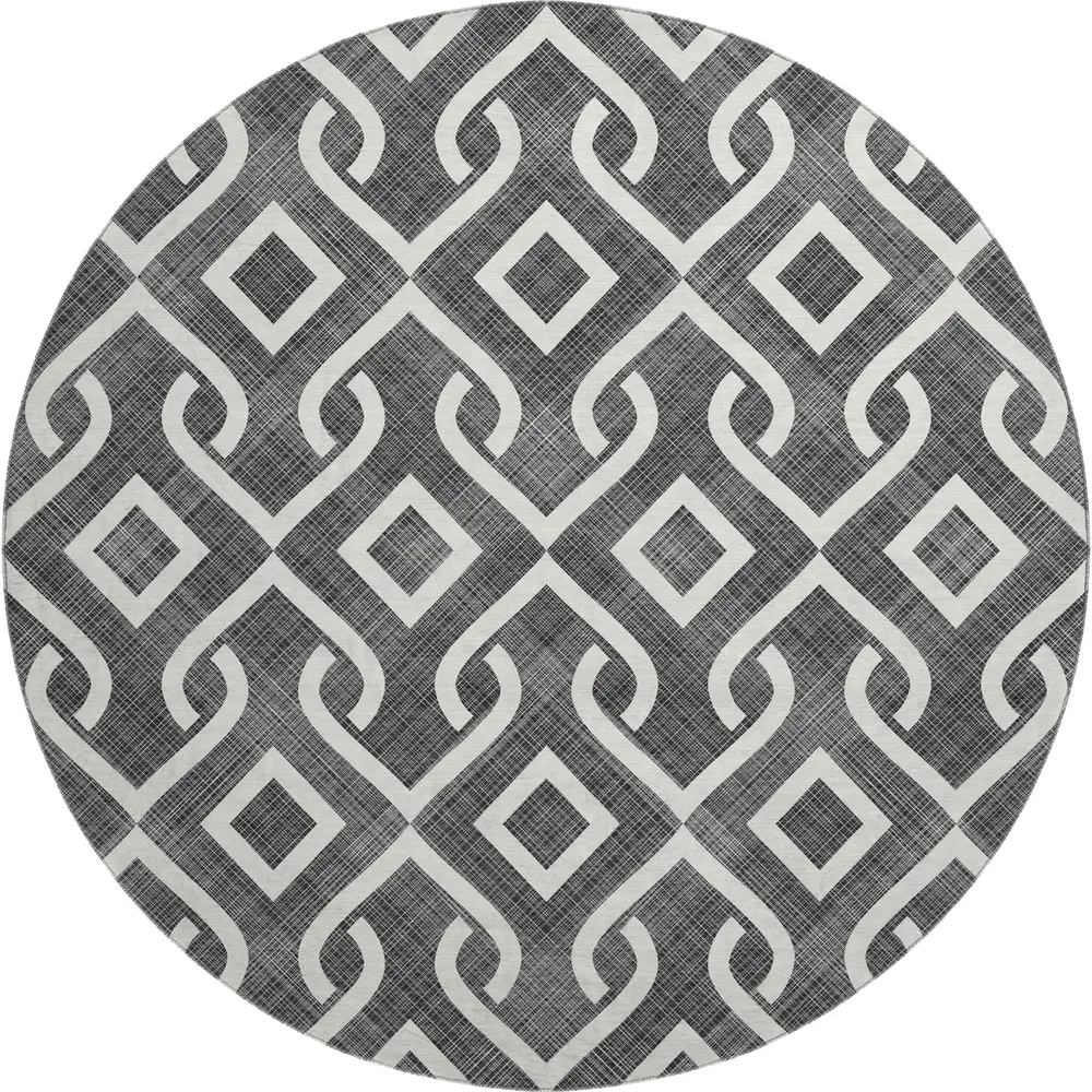 Mayfield AMF621 Black 8' x 8' Rug