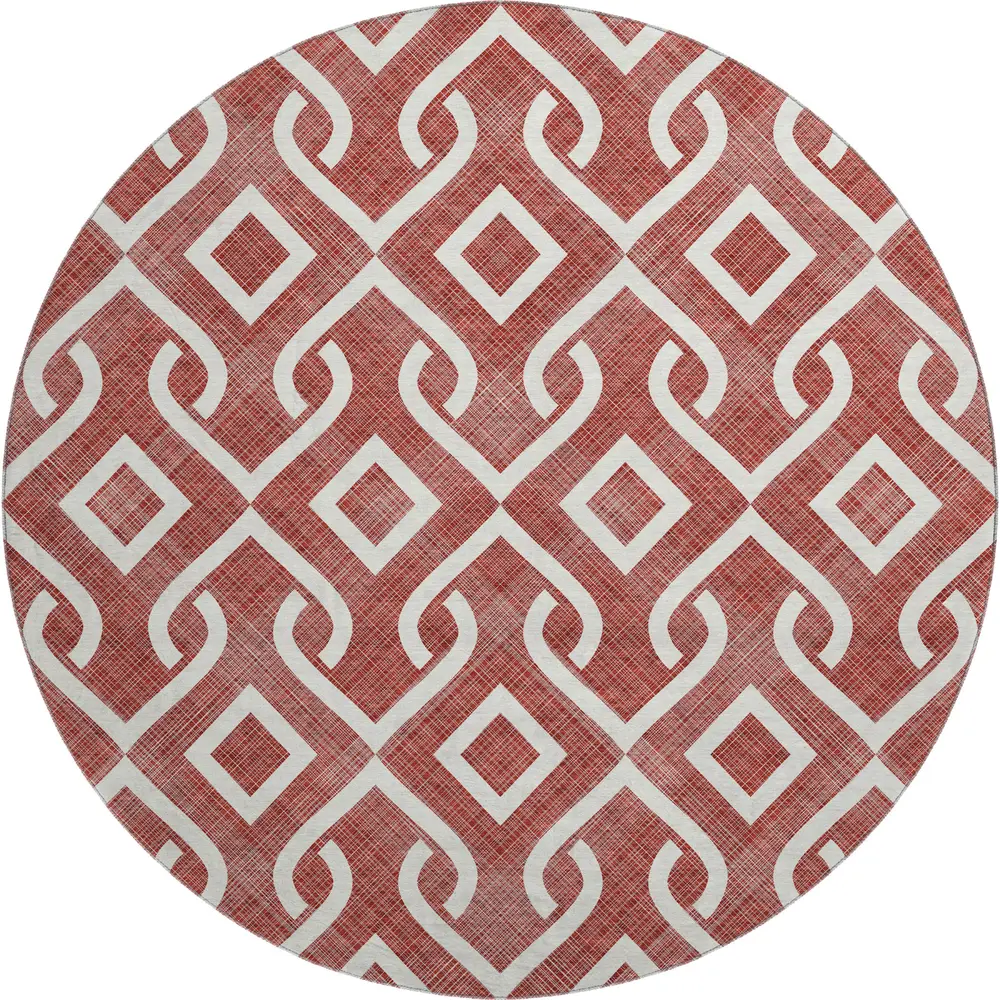 Mayfield AMF621 Burgundy 8' x 8' Rug