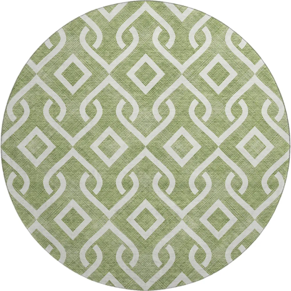 Mayfield AMF621 Green 8' x 8' Rug