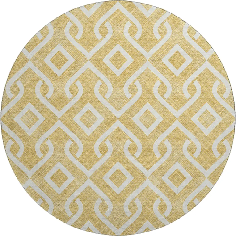 Mayfield AMF621 Gold 8' x 8' Rug