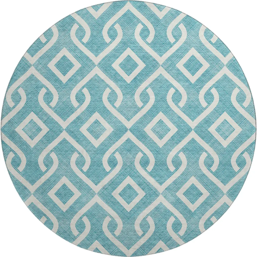 Mayfield AMF621 Teal 8' x 8' Rug