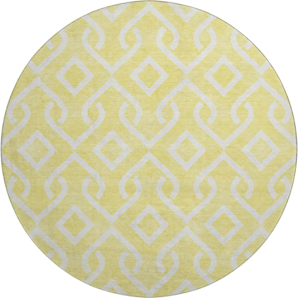 Mayfield AMF621 Yellow 8' x 8' Rug