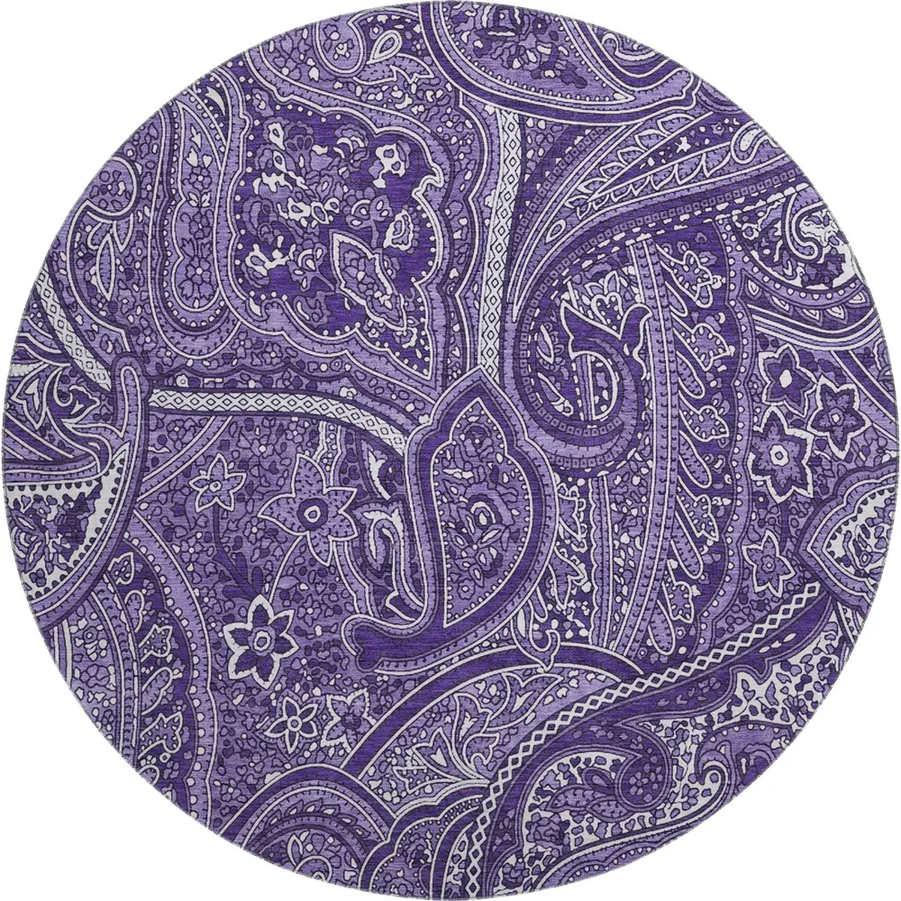 Mayfield AMF623 Purple 8' x 8' Rug
