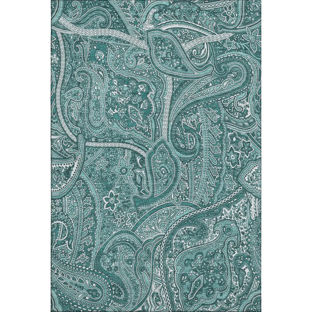Mayfield AMF623 Teal 3' x 5' Rug