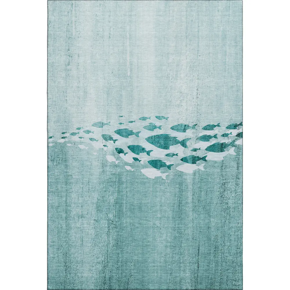 Mayfield AMF627 Teal 10' x 14' Rug