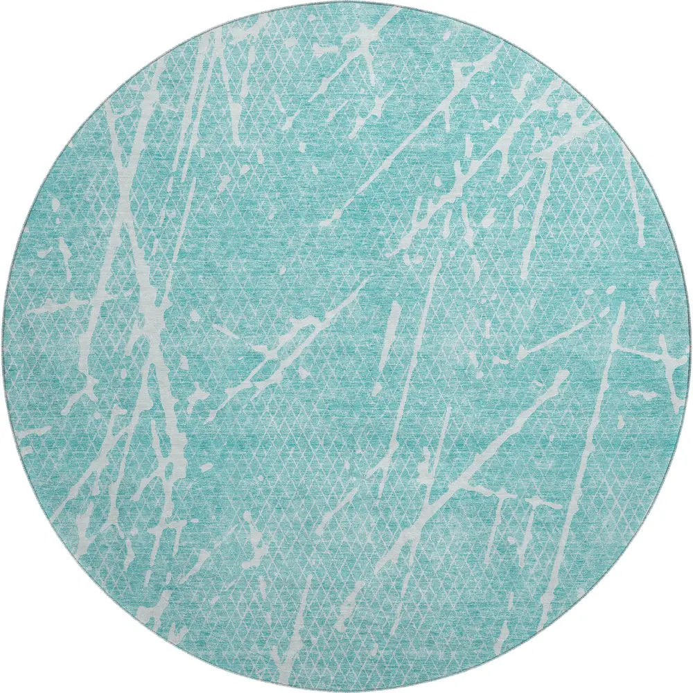 Mayfield AMF628 Teal 8' x 8' Rug