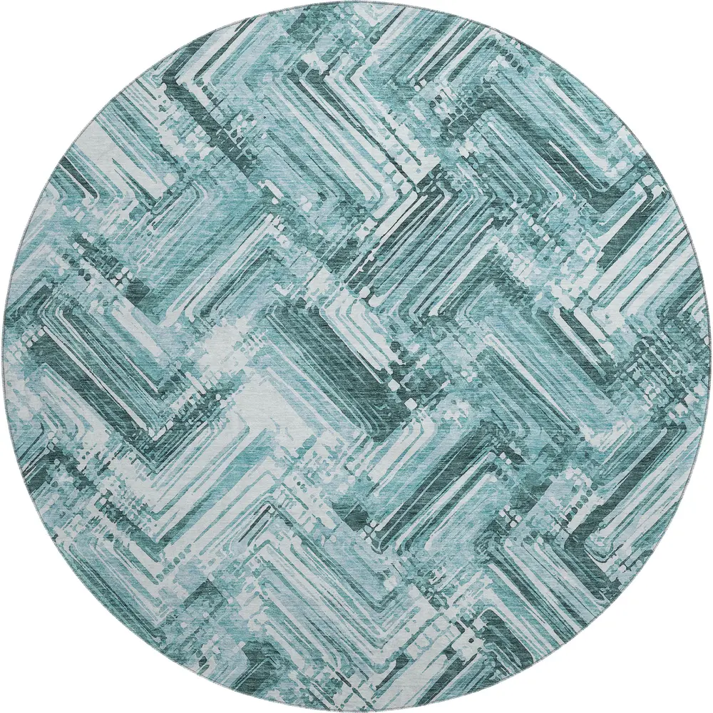 Mayfield AMF630 Teal 8' x 8' Rug