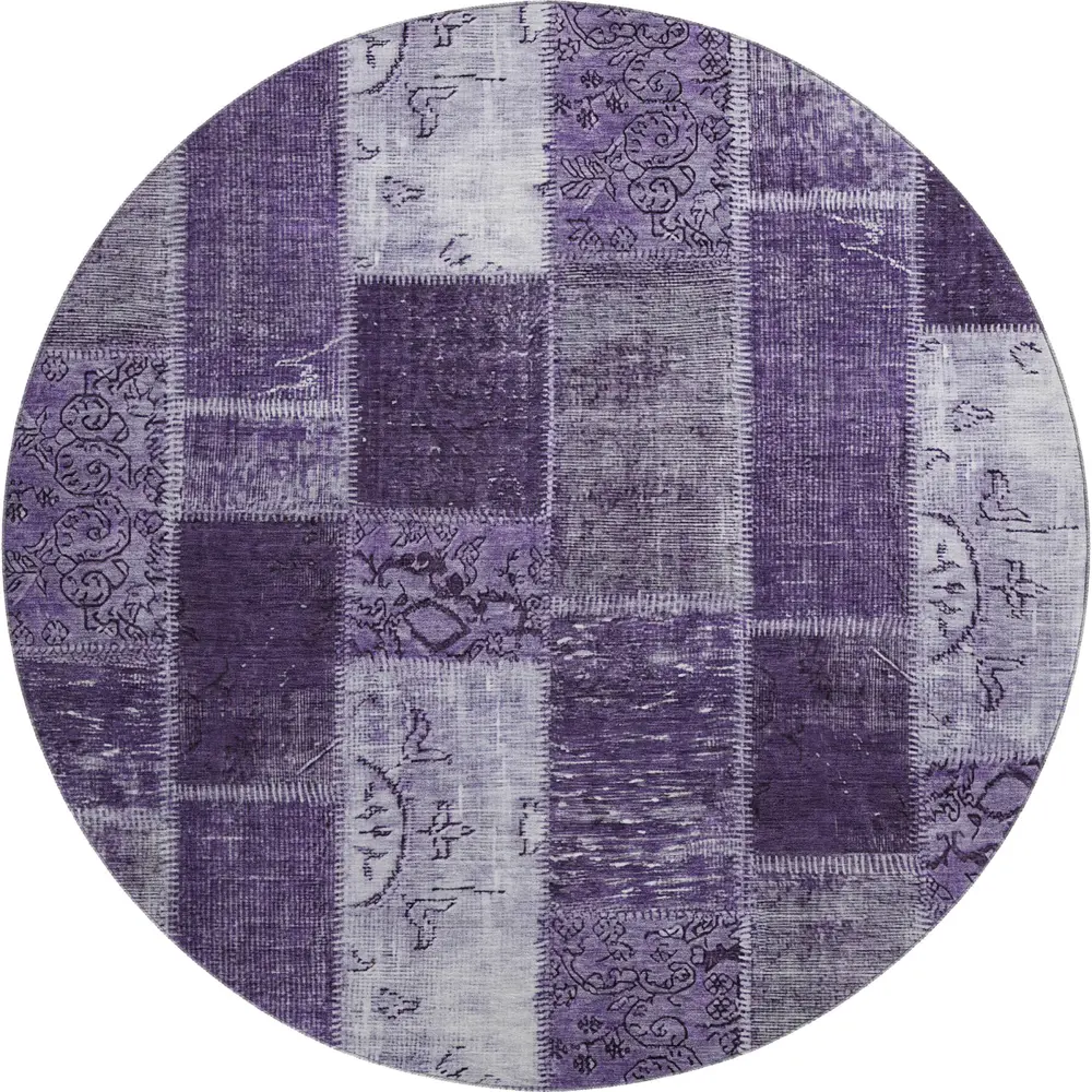 Mayfield AMF631 Purple 8' x 8' Rug