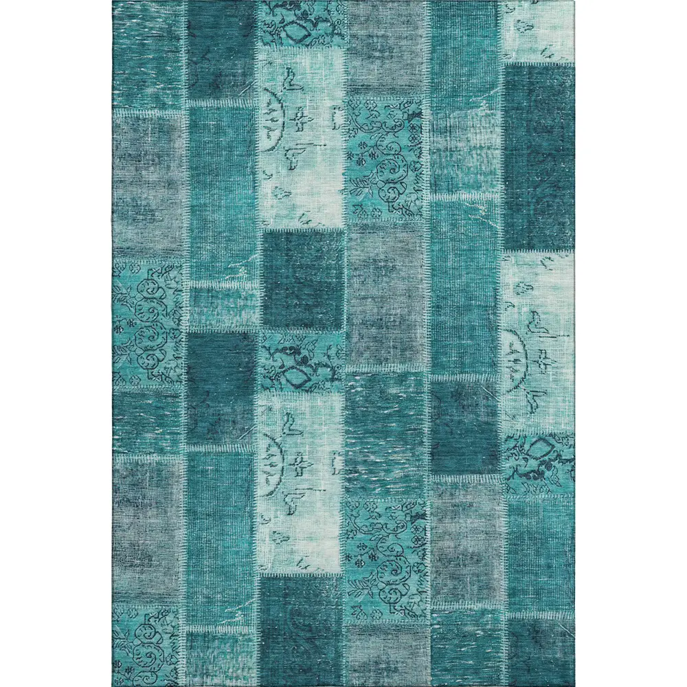 Mayfield AMF631 Teal 8' x 10' Rug