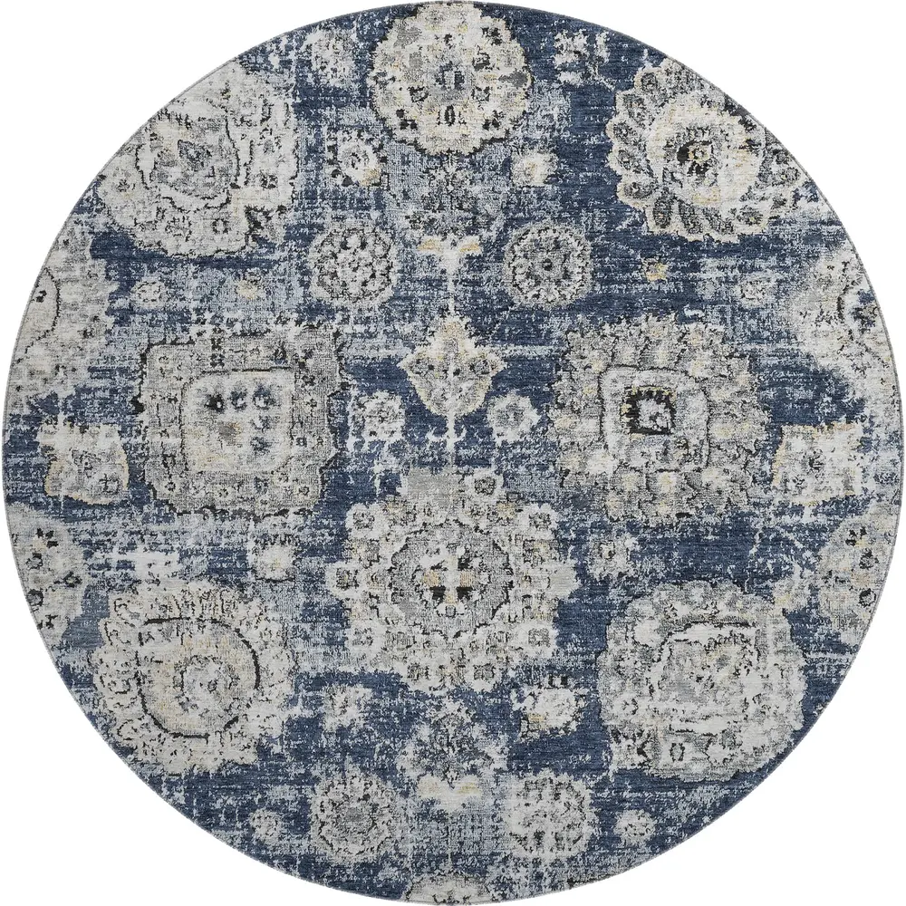 Mayfield AMF634 Navy 8' x 8' Rug