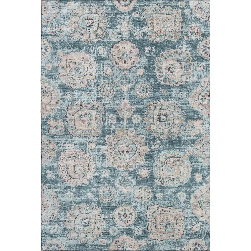 Mayfield AMF634 Teal 9' x 12' Rug