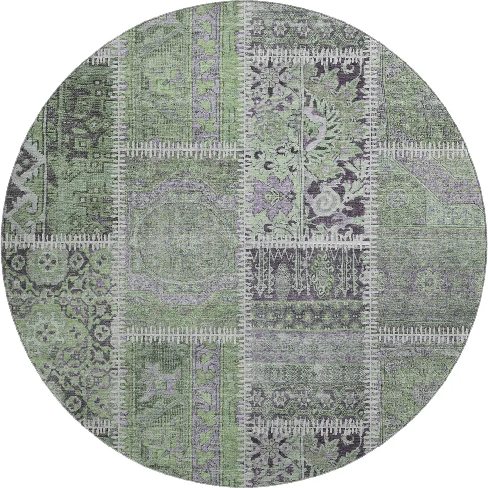 Mayfield AMF635 Green 8' x 8' Rug