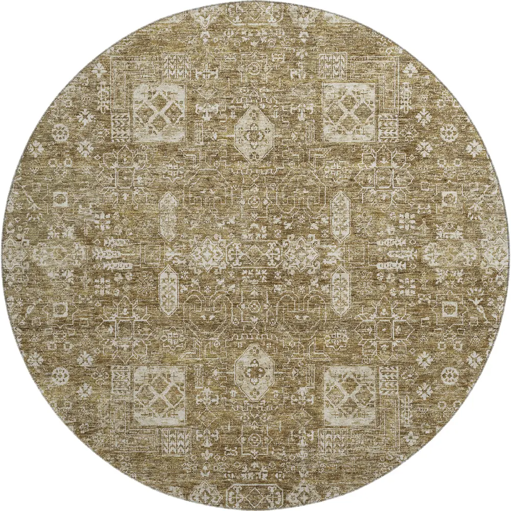 Mayfield AMF637 Brown 8' x 8' Rug