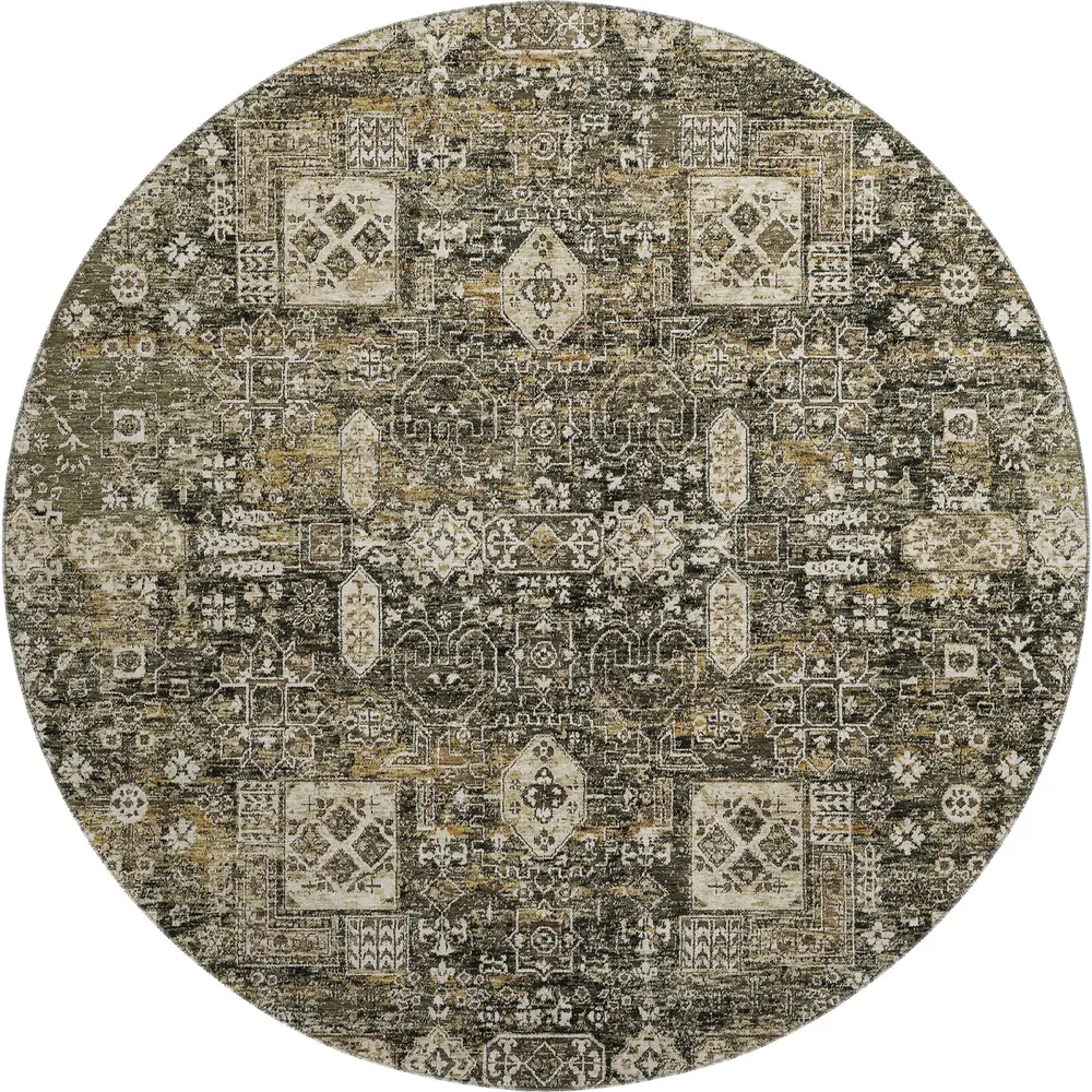 Mayfield AMF637 Coffee 8' x 8' Rug