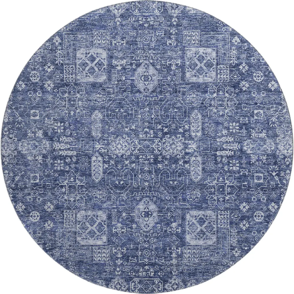 Mayfield AMF637 Navy 8' x 8' Rug