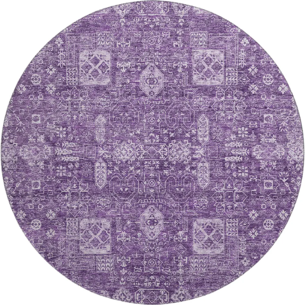 Mayfield AMF637 Purple 8' x 8' Rug