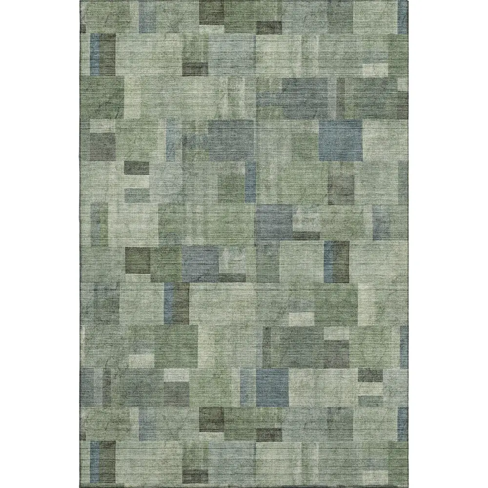 Mayfield AMF639 Green 3' x 5' Rug