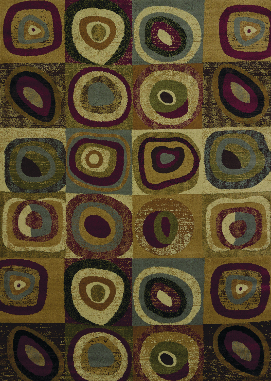 Affinity Seismic Multi Accent Rug 1'10